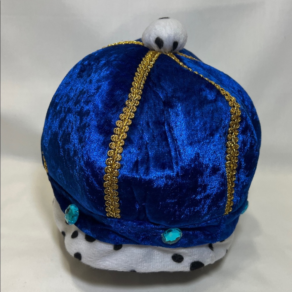 Royal Blue and Gold Kids Costume Crown